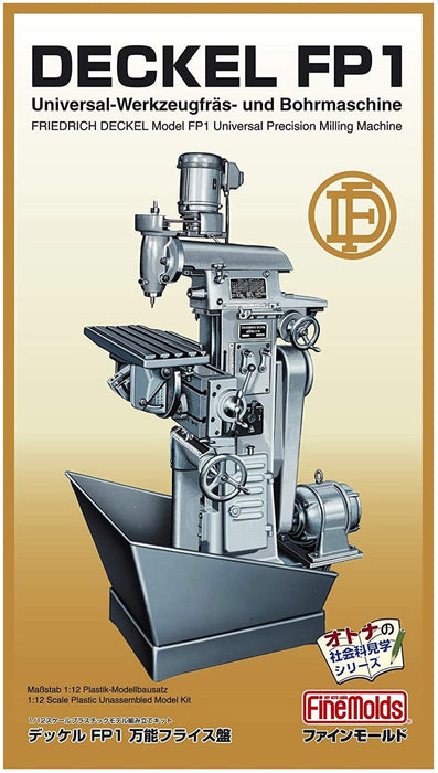 Fine Molds 15502 DECKEL FP1 universal milling machine 1/12 Plastic Model kit NEW_3