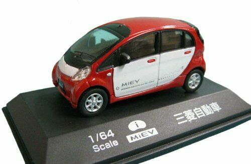 Doyusha Mitsubishi i-MIEV (1/64 die-cast miniature cars red / white Painted) NEW_1