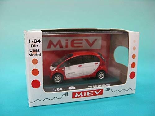 Doyusha Mitsubishi i-MIEV (1/64 die-cast miniature cars red / white Painted) NEW_2