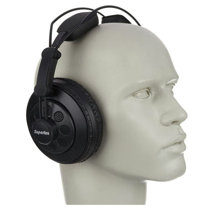 Superlux Professional Monitor Over Ear Headphone HD668B Semi-Open type Black NEW_5