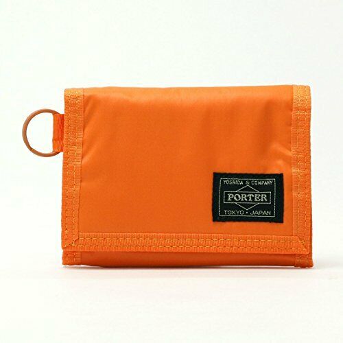 PORTER Yoshida Bag 555-06439 Tri Fold Wallet CAPSULE Orange NEW from Japan_1