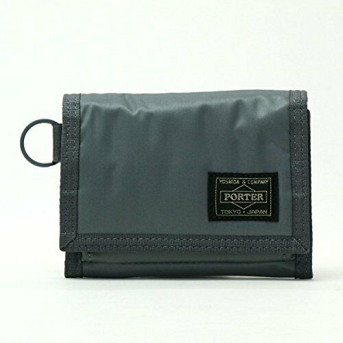 PORTER Yoshida Bag 555-06439 Tri Fold Wallet CAPSULE Gray NEW from Japan_1