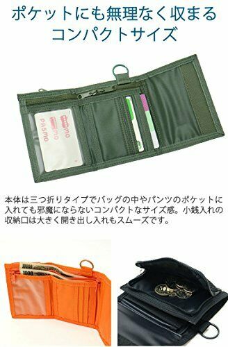 PORTER Yoshida Bag 555-06439 Tri Fold Wallet CAPSULE Gray NEW from Japan_6