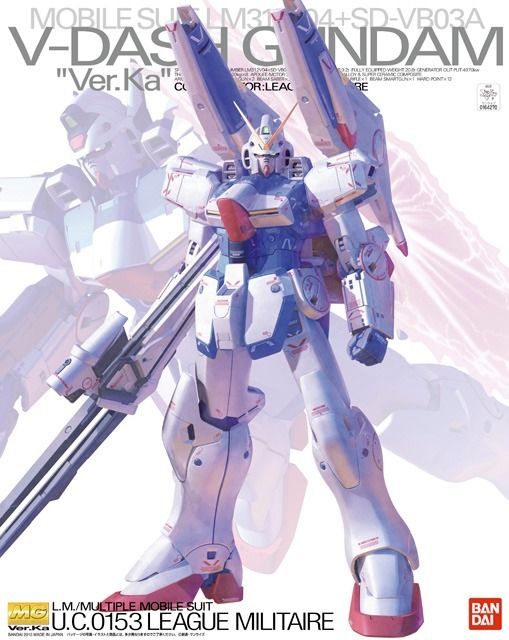 BANDAI MG 1/100 LM312V04+SD-VB03A V DASH GUNDAM Ver Ka Model Kit V Gundam_1