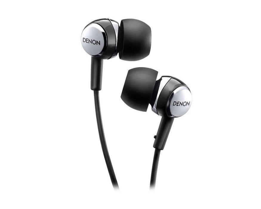 Denon inner ear headphone black AH-C260-K Neodymium magnet 9.0mm driver unit NEW_1