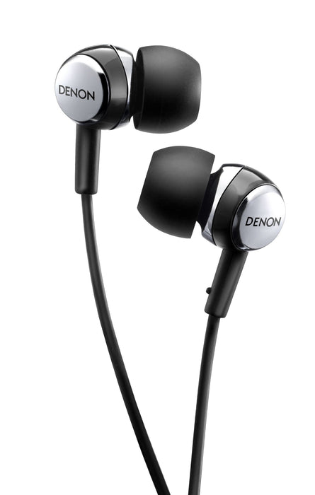 Denon inner ear headphone black AH-C260-K Neodymium magnet 9.0mm driver unit NEW_2