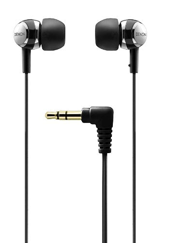 Denon inner ear headphone black AH-C260-K Neodymium magnet 9.0mm driver unit NEW_3