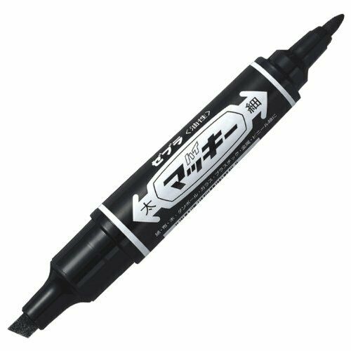 Zebra permanent marker high McKee B-MO-150-MC-BK Black 10 pieces NEW from Japan_2