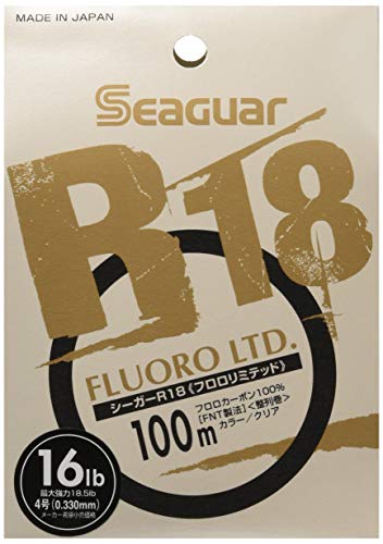 KUREHA Seaguar R18 FLUORO LTD #4/16lb 100m Fluorocarbon ‎R18FL NEW from Japan_1
