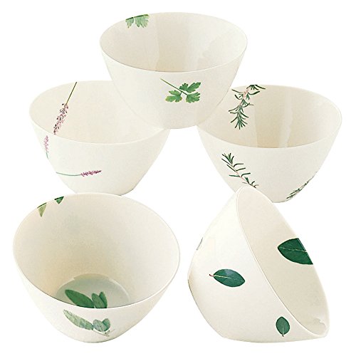 LA AMYS 'Toujour' Free Bowl Dish 5 Set  AM20-TS18 Made In Japan 280ml NEW_1