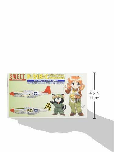 1/144 P-51B/C 15th Air Force Mustang Plastic Model Kit with 2 NEW from Japan_2