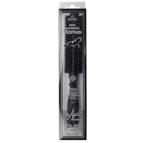 Y.S. Park Professional YS-490 Black Carbon Tiger Brush phi 42mm NEW from Japan_2