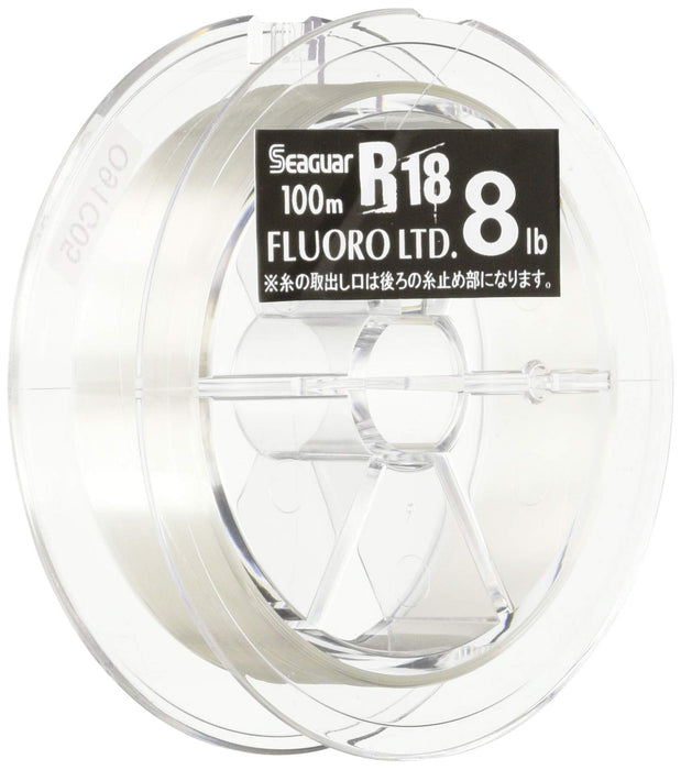 KUREHA Seaguar R-18 FLUORO LTD 100m 8lb Fishing Line Clear R18FLB-8 Saltwater_1