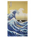 Japanese woodblock prints Curtain Ukiyo-e shiranami katushika hokusai 85x150cm_1