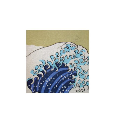 Japanese woodblock prints Curtain Ukiyo-e shiranami katushika hokusai 85x150cm_2