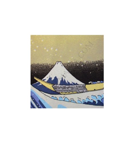 Japanese woodblock prints Curtain Ukiyo-e shiranami katushika hokusai 85x150cm_3