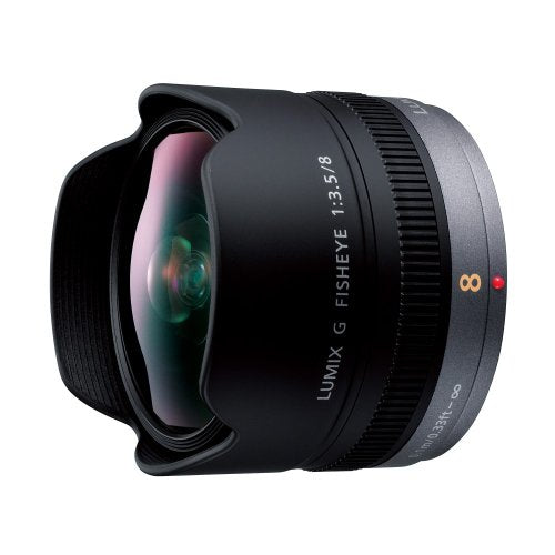 single focus fish-eye lens Micro Four Thirds Lumix G FISHEYE 8mm/F 3.5 ‎H-F008_1
