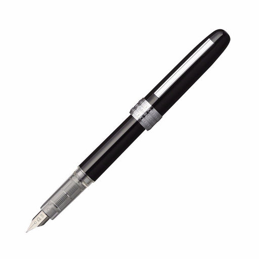 PLATINUM Fountain Pen PLAISIR PGB-1000 #1 Black Fine NEW from Japan_1
