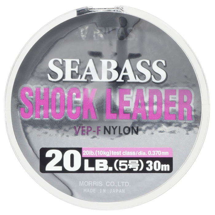 MORRIS VARIVAS Seabass Shock Leader Nylon 30m 20lb Fishing Line ‎050717 NEW_3