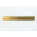 Midori Brass Ruler Solid Gold Color 160x20x2mm Made in Japan Simple 42167006 NEW_3