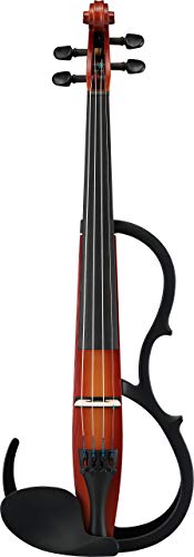 Yamaha Silent Electric Violin SV250 Brown 4-String Newly designed body_2