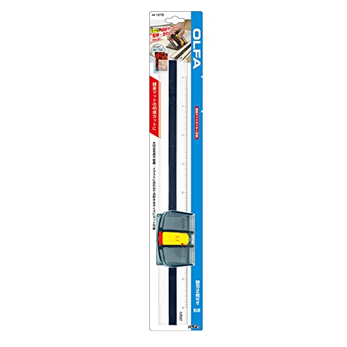 Olfa Safety Mat Cutter 45 degrees Cutting Guide Ruler 460mm 197B NEW from Japan_2
