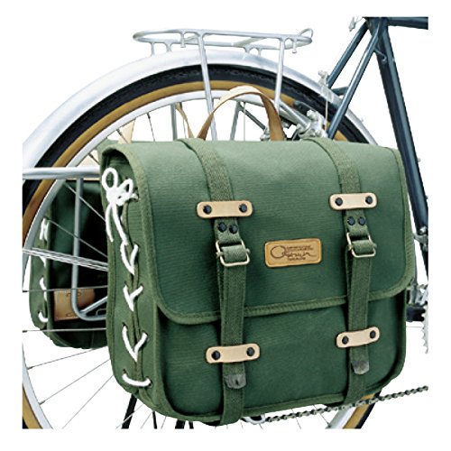 OSTRICH side bag DLX green single item (one side) Bicycle YD-111 NEW from Japan_1