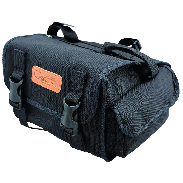 Ostrich Bicycle Saddle Bag SP-731 Black Nylon NL900D Made in Japan 6.8L NEW_1