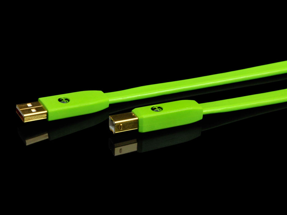 OYAIDE USB cable 1.0m d+USB class B/1.0 Green ‎NEOUSBB1M Audio USB Cable NEW_3