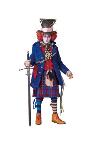 Medicom Toy RAH 511 Alice in Wonderland Mad Hatter Blue Jacket Ver.  Figure_1