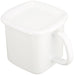 Nodahoro Hand held stocker square type L enamel with lid MSH-12K NEW from Japan_1