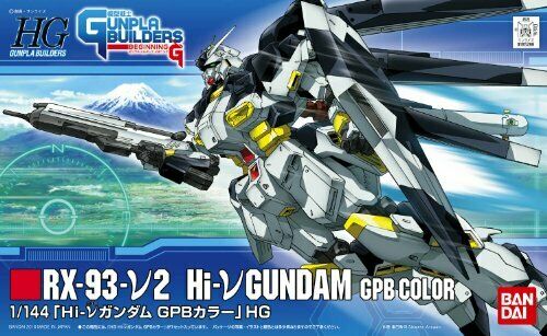 BANDAI HG 1/144 RX-93-v2 Hi-v Gundam GPB Color Gundam Plastic Model Kit NEW_2