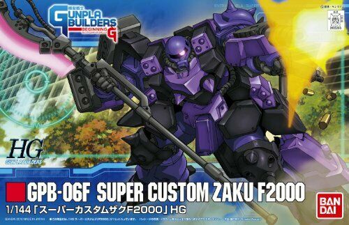 Bandai GPB-06F Super Custom Zaku F2000 HG 1/144 Gunpla Model Kit NEW from Japan_3