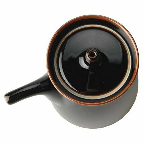 Hakusan Porcelain G type Soy sauce dispenser 120ml Tenmoku NEW_2