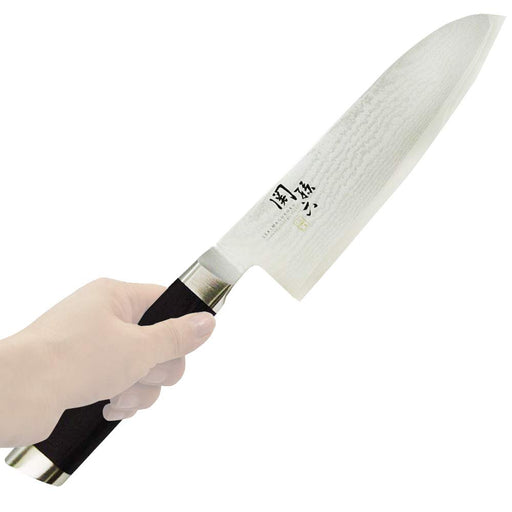 Kai Institution Santoku Knife Seki Magoroku Damascus 165mm Made in Japan AE5200_2