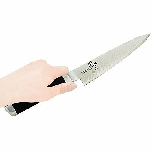 KAI Seki Magoroku Damascus Petty knife 120mm AE-5202 NEW from Japan_3