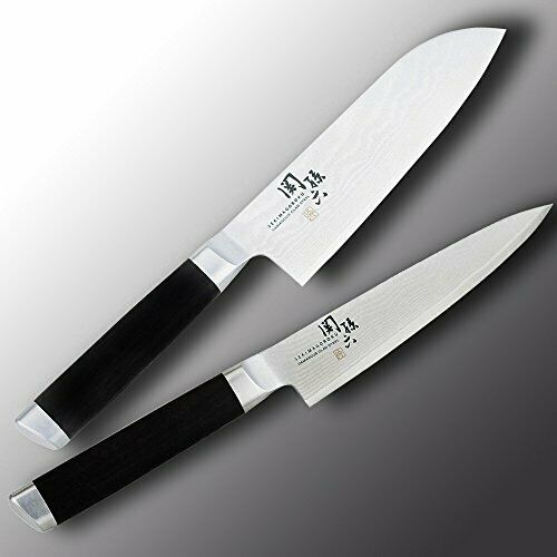 KAI Seki Magoroku Damascus Petty knife 120mm AE-5202 NEW from Japan_6
