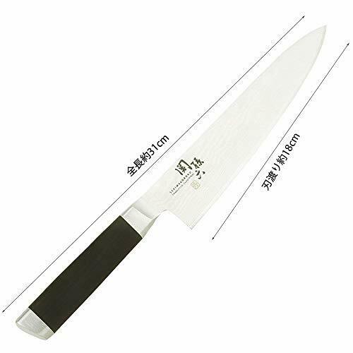 Kai Seki Magoroku Damascus Gyutou Chef Knife 180mm (AE-5204) NEW from Japan_4