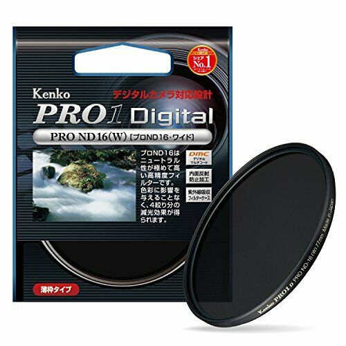 Kenko Camera Filter PRO1D Pro ND16 (W) 77mm For light intensity NEW from Japan_1