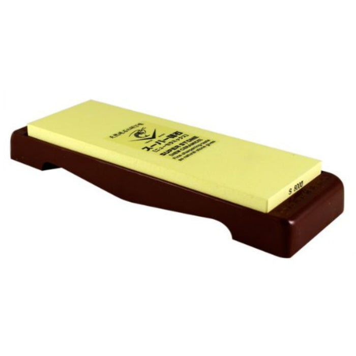 Naniwa Yellow Super Stone w/Stand S8000 stone Whetstone Sharpening Stone IN-2080_1