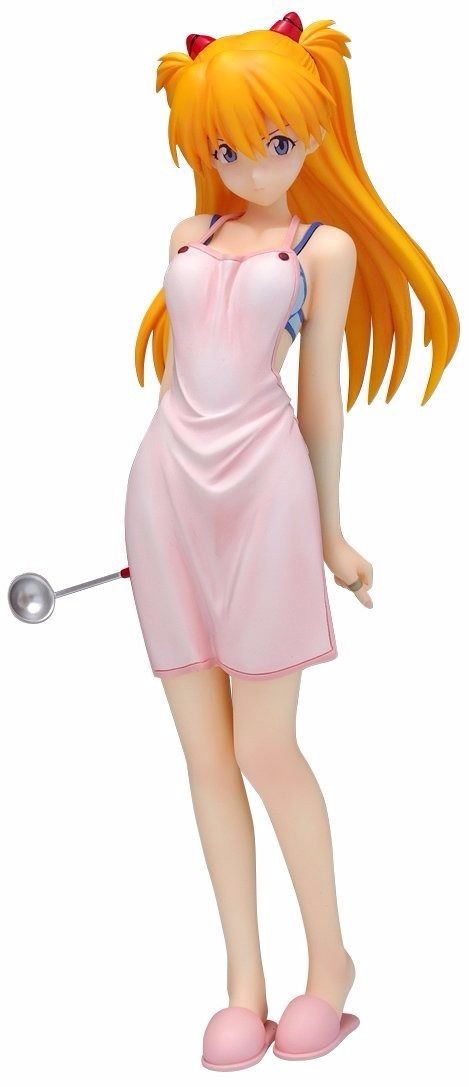 WAVE Treasure Figure Evangelion: 2.0 Asuka Langley Shikinami Apron Ver. NEW_1