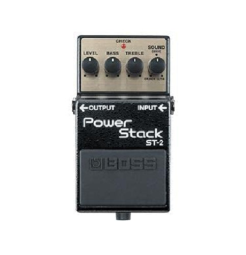 Boss ST-2 Power Stack Guitar Effects Pedal Compact Style Black Wide distortion_4