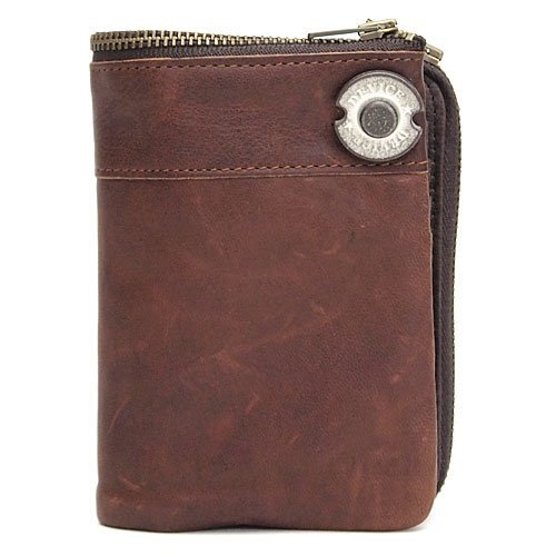 Device DKW 17058 BR Vintage Double Fold Wallet Brown NEW from Japan_1