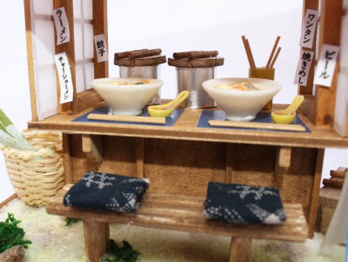 Billy Ramen Food Cart 1/12 Doll House Model Kit NEW from Japan_2