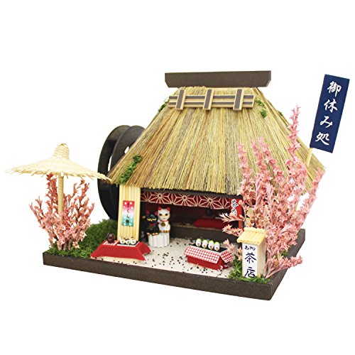 Billy handmade doll house kit Thatched House Kit teahouse 8441 NEW from Japan_1