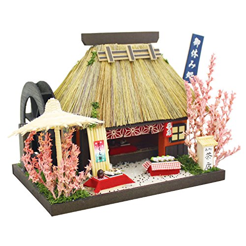 Billy handmade doll house kit Thatched House Kit teahouse 8441 NEW from Japan_2