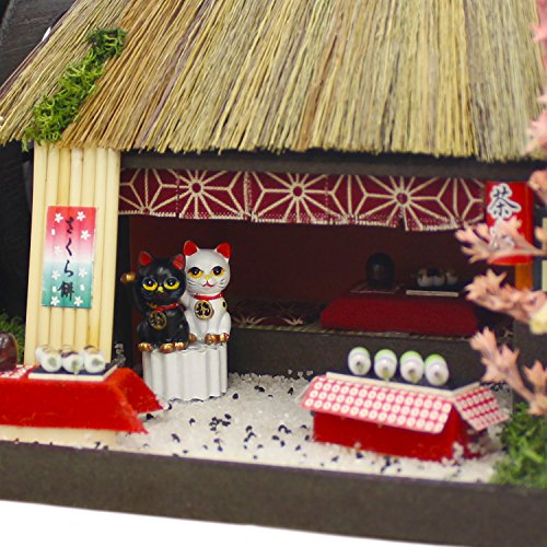 Billy handmade doll house kit Thatched House Kit teahouse 8441 NEW from Japan_3
