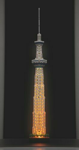 nanoblock Tokyo Sky Tree DELUXE EDITION NB-010 NEW from Japan_6