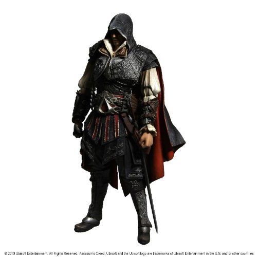 Assassin's Creed II Play Arts Kai Ezio Auditore Da Firenze Figure NEW from Japan_1