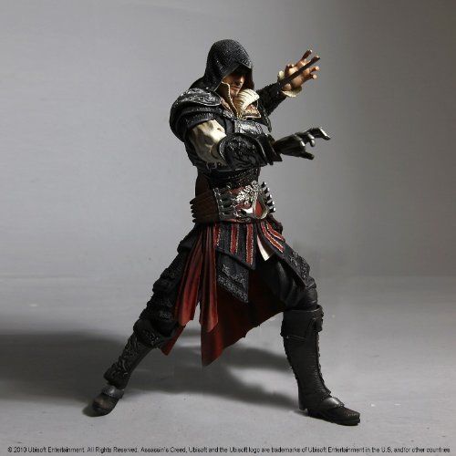 Assassin's Creed II Play Arts Kai Ezio Auditore Da Firenze Figure NEW from Japan_4